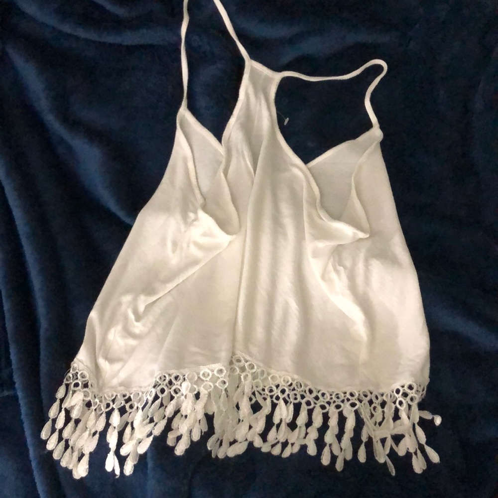 LA Hearts White Tank Top Medium - Picture 4 of 4